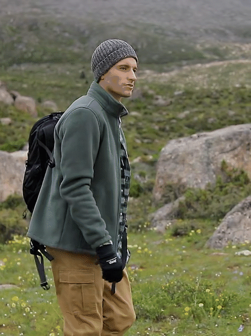 🔥 Men’s Double-Layer Fleece Hooded Jacket by cofawfee.com