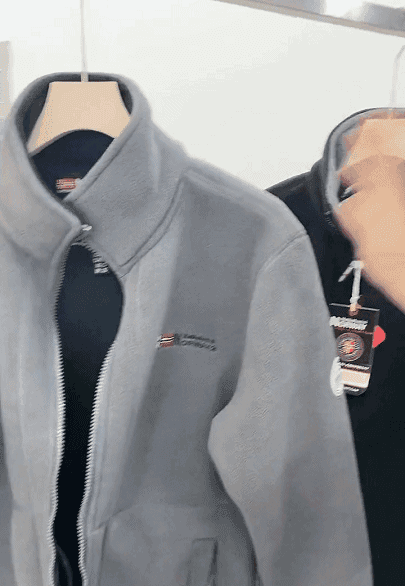 🔥 Men’s Double-Layer Fleece Hooded Jacket by cofawfee.com